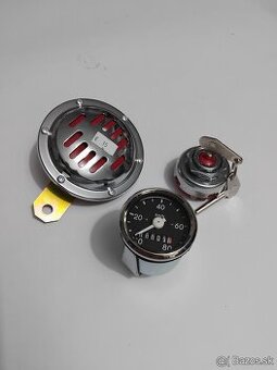Jawa pionier TACHOMETER,  SPÍNAČKA,BZUČÁK ČZ