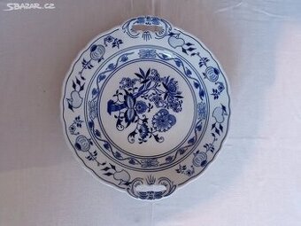 Kolačový talíř s úchyty Cibulák