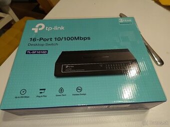 Switch Tp- link 16 portový 10/100Mvps nový