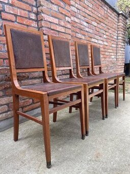 Masívne drevené stoličky – set 4 ks