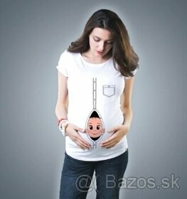 Tehotenské tričko NOVÉ - 1