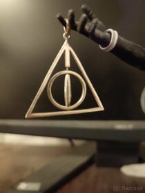 Strieborný prívesok Dary Smrti Deathly Hallows Harry Potter