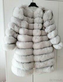Kabát z polárnej líšky 4 v 1 - vesta