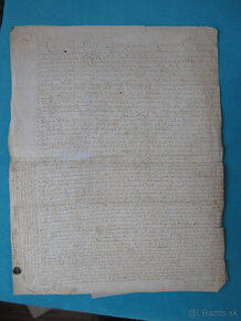 Listina r. 1733 cisára Leopolda I., rod Berdacz, odpis