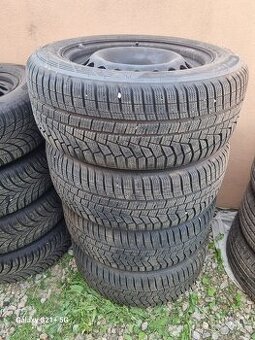 5x112 R16 plechove disky +zimne pneu 225/55 R16