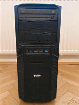 Mid Tower PC skriňa - Zalman Z1 Black