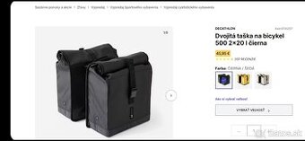 Taška na bicykel