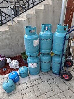 Propán bután 10kg a 2kg plné flaše