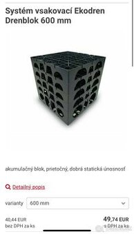 Ekodren drenblok trativod plastove palety