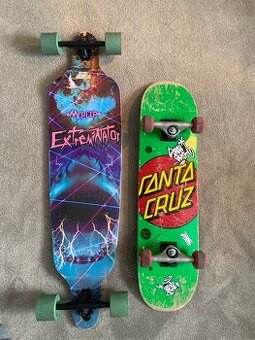 Santa cruz skateboard a longboard