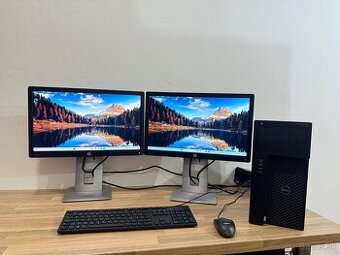 Workstation i7, dva monitory, 1TB ssd, nvidia , Win 11 pro