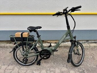 Nový mestský skladací elektrobicykel Sienna 20” TN, khaki
