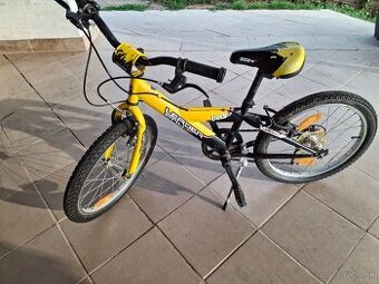 Detský bicykel 20" Leader Fox štýlový žltý