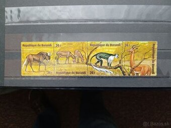 Poštové známky č.255 - Burundi - fauna I.