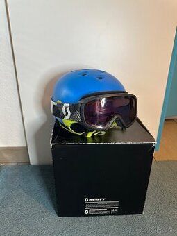 Lyžiarska prilba a lyžiarske okuliare Scott