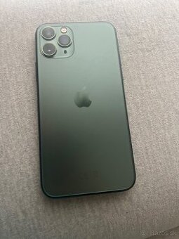 Apple Iphone 11 pro 256GB, midnight green, rozbity displej