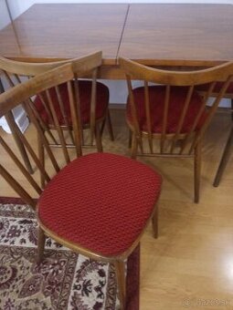 Retro stôl a stoličky