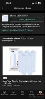 Náhrada filter Jura - 1