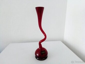 Skleněná váza - hutní sklo