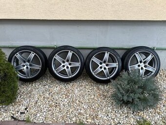 Ronal 5x100, R17 ET35 + Barum Bravuris 5 225/45 R17 letné.