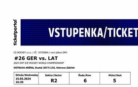 MS v hokeji Ger vs Lat Ostrava