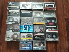 Retro audiokazety,VHS,CD,VHS,MC Cleaner a mc,adapter