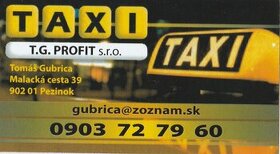 Osobna doprava Taxi