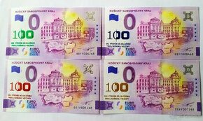 0€ / 0 euro / 0 eurová bankovka  KSK