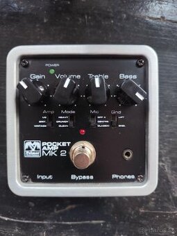 Gitarovy predzosilňovač Palmer Pocket Amp MK2