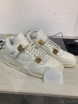 Jordan 4 metallic gold