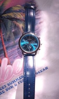 Uni Hodinky Azora navy farby - 1