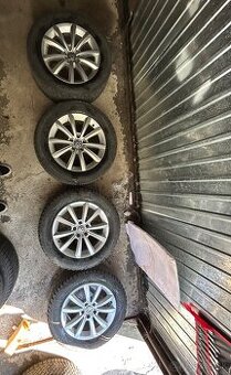 4ks Originál disky volkswagen 5x112 r17 z tiguanu 215/65