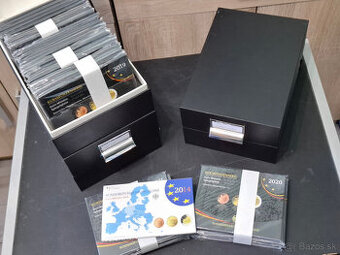 Sada EURO minci Nemecko 2002-2021 ADFGJ PROOF