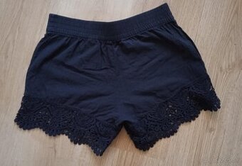 Dámske čierne šortky