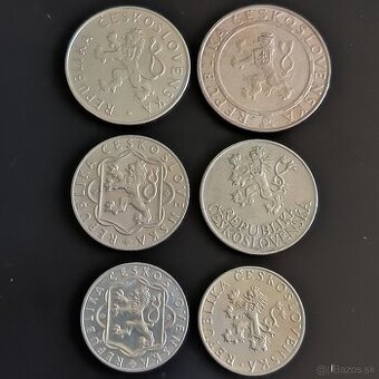 Strieborné mince - Československo - Kčs - ČSSR
