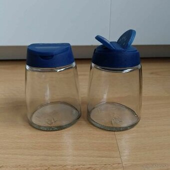 Ikea koreničky sklenené s plastovým viečkom (6 ks)