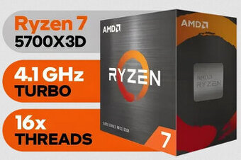 🚀 HERNÉ CPU AMD RYZEN 7 5700X3D | AM4 | BOOST 4,1GHZ 🚀