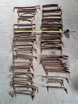 Tesárske svorky - kramle historické