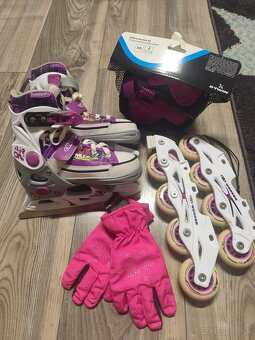 Dievčenské korčule 2v1 Worker 29-32