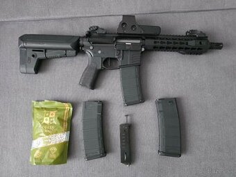 Predám airsoftovu zbraň Delta Armory M4 AR15 KeyMod 8 ALPHA