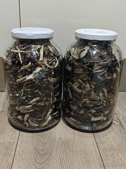 Predám sušené hríby v 4 l fľaši