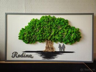 Machový obraz Rodina