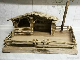 drevený betlehem - ručná práca