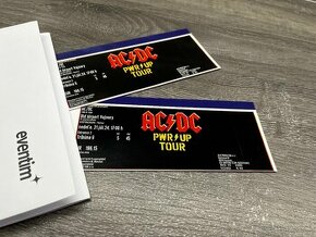 2ks Lístky koncert AC/DC TOP miesta na SEDENIE - 1
