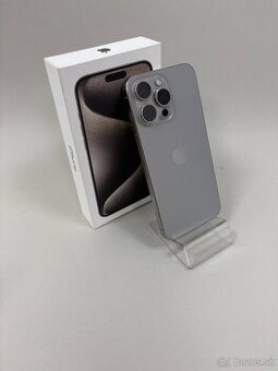 Apple iPhone 15 PRO MAX 256GB Natural Titanium-Batéria 100%