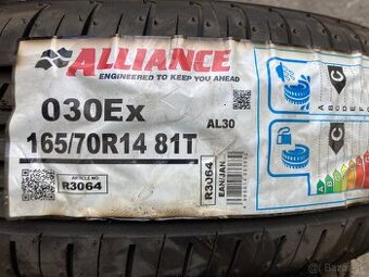 Alliance letné 165/70R14 - 2ks nové