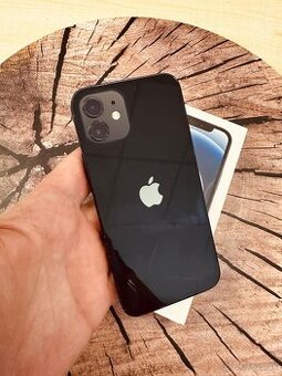 iPhone 12 black 64 batérie 100% top stav