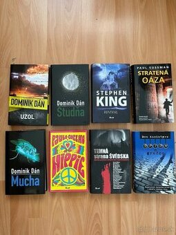 Knihy od Dominika Dána, Paula Coelha, Stephen Kinga a iné