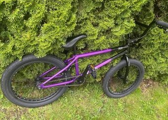 CTM POP 20" Hi-Ten bicykel, fialová/čierna
