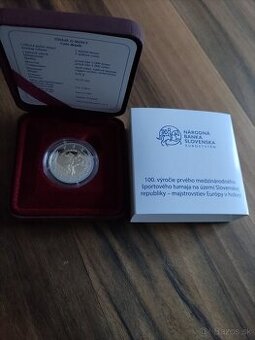 Pamätná minca 2e hokej proof